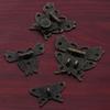 Vintage Butterfly Lock Antique Bronze Hasp Latch Upscale Jewelry Wooden Box Cabinet Lock Case Decorative Hardware Accessory