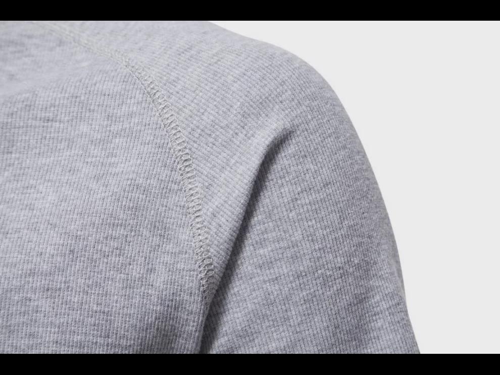 Men's Retro Cotton Henley Shirt - Coarse Thread 230g, Solid Color, Short-Sleeve Fitness Top