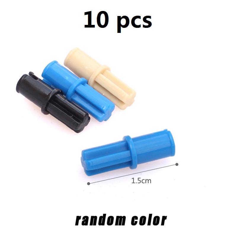 10PCs Bolt Pin Moc high-tech Parts DIY Building Blocks Accessories Bricks Early Education Toys Compatible With Lego 2780 6628