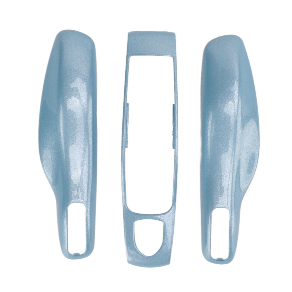Key Fob Cover Shell Protector Car Modification Replacement for Panamera Cayenne MACAN Boxster Cayman 911 718Crystal Blue