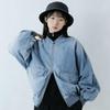 45r Retro Style Unisex Denim Zipper Jacket