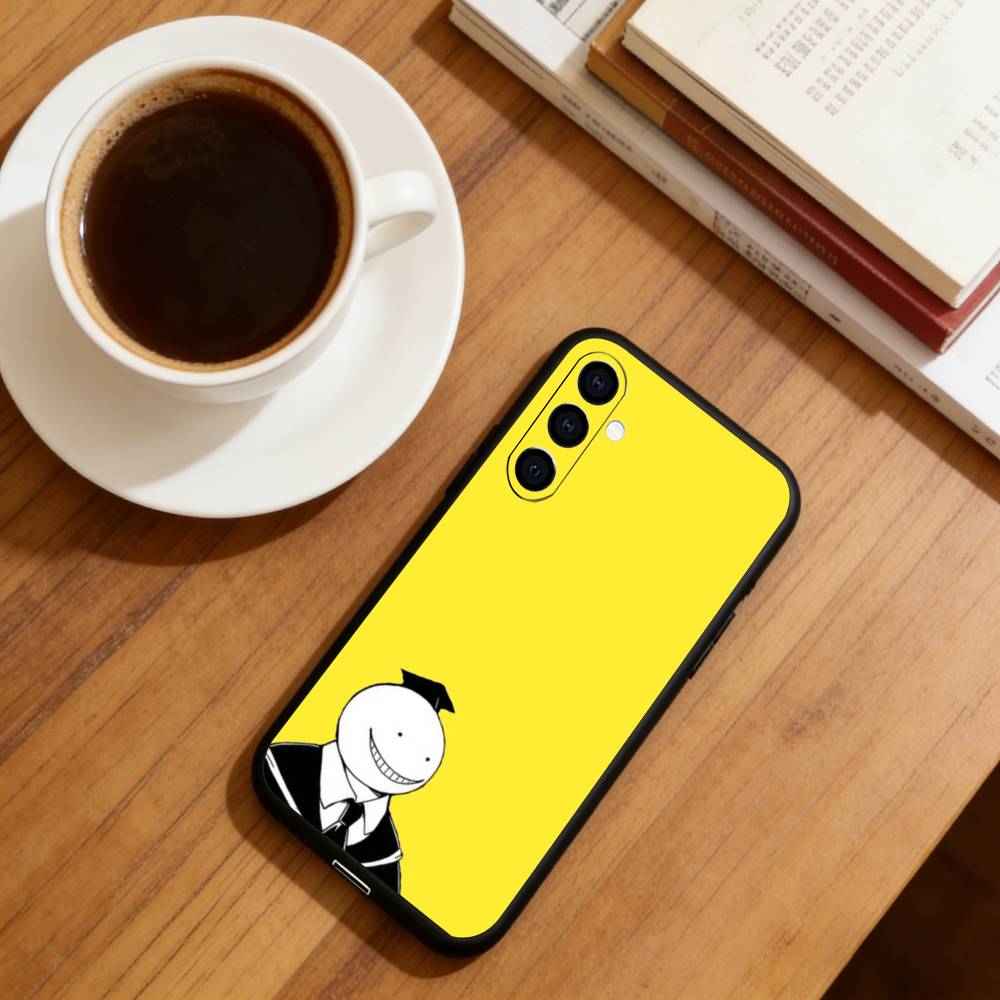Anime A-Assassination Classroom-m Phone Case For Samsung Galaxy A73,A72,A71,A70,A53,A52,A51,Soft Silicone Black Cover