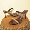 2025 Summer New High  Women's Stiletto Sandals Small Size  Open Toe Sandals  Open Toe