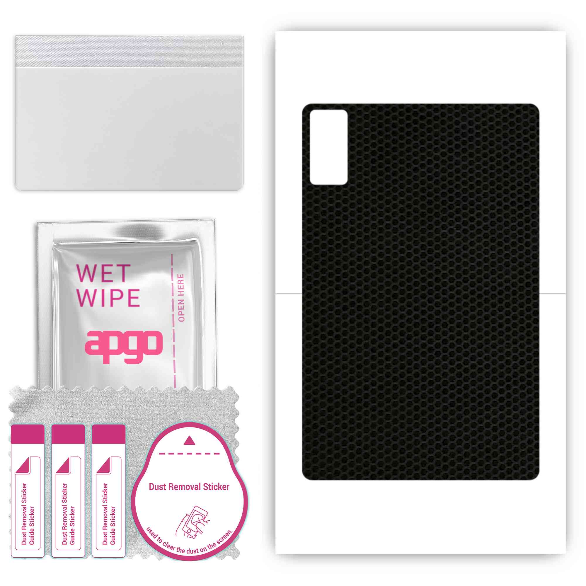 

apgo skin sticker film foil vinyl for the BACK compatible with Xiaomi Redmi Pad, scratch-resistant, easy to install - Matrix