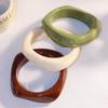 Irregular Acrylic Square Bracelet For Women Girl  Geometric Bangle Gift Summer Jewelry Decoration