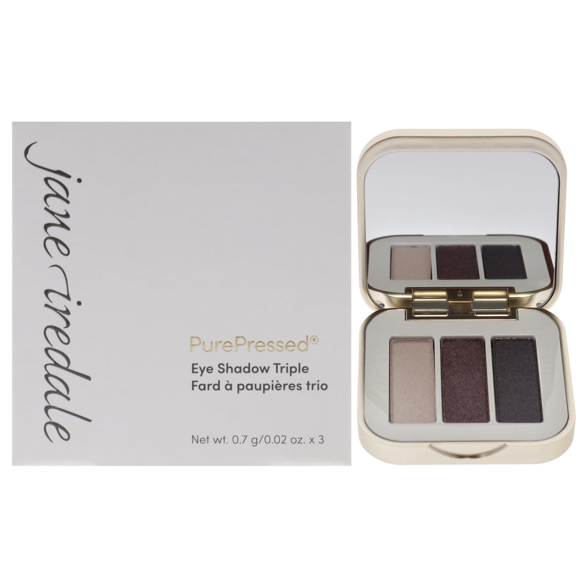 

Jane Iredale Тройные прессованные тени для век Sundown
