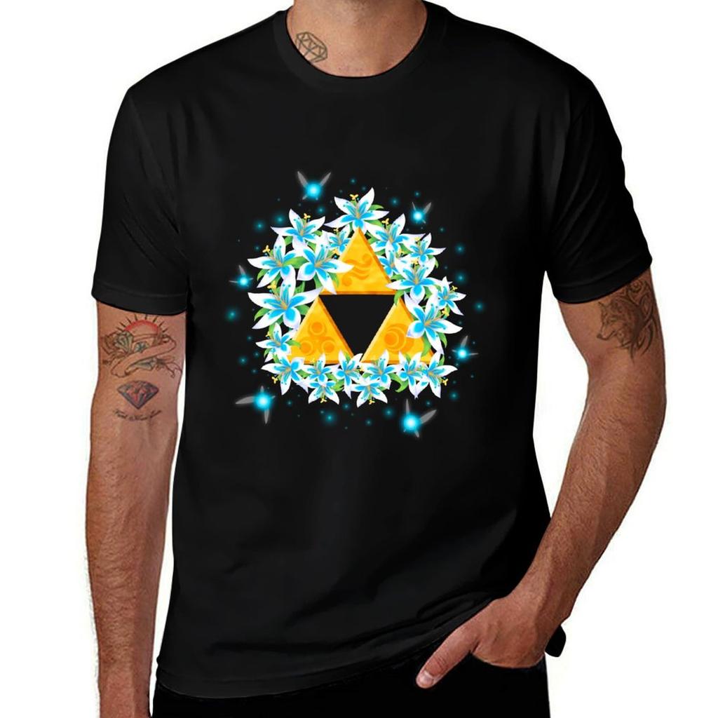 Triforce Tshirt Casual Simple Design Short Sleeve Shirt