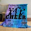 Cheerleader Life Outdoor Flannel Blankets, Outdoor Travel, Home Blankets, Fan Gifts,Suitable for All Seasons, Christmas Gifts. R1127100