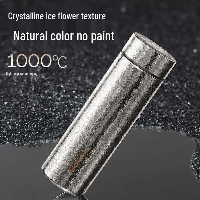 Supor Pure Titanium Thermal Water Bottle, 480ml
