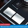 4pcs For Mercedes Benz E Class W212 2009 2010 2011 2012 2013 Car Center Console ES Buttons Multimedia Button Cover Trim Stickers