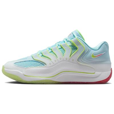 KD 18 Breathable Support Rebound Basketball Shoes Men's White Blue HV1996-100