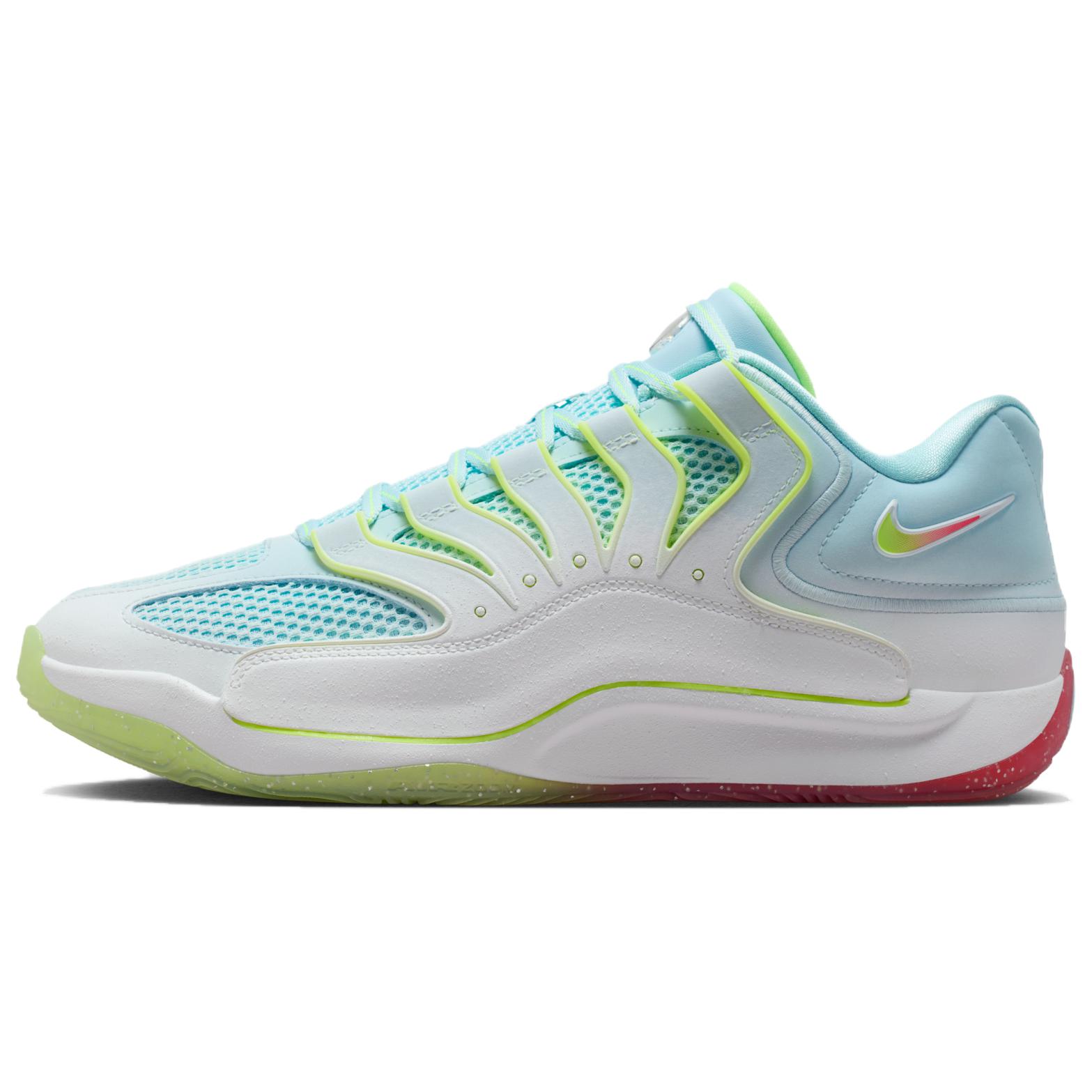 

Nike KD 18 Snowed In Men Sneakers White Volt Bright-Crimson HV1996-100 44.5