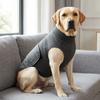 Soft Fabric Dog Calming Jacket Adjustable Thunder Relief Dog Shirt  Outdoor Walking