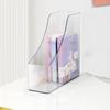 Transparent Desktop Bookstand File Storage Box Magic Tool Desk Office Student Book Organization and Storage Rack