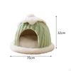 Cozy and Inviting Cat House - Warm Shelter for Feline Companions