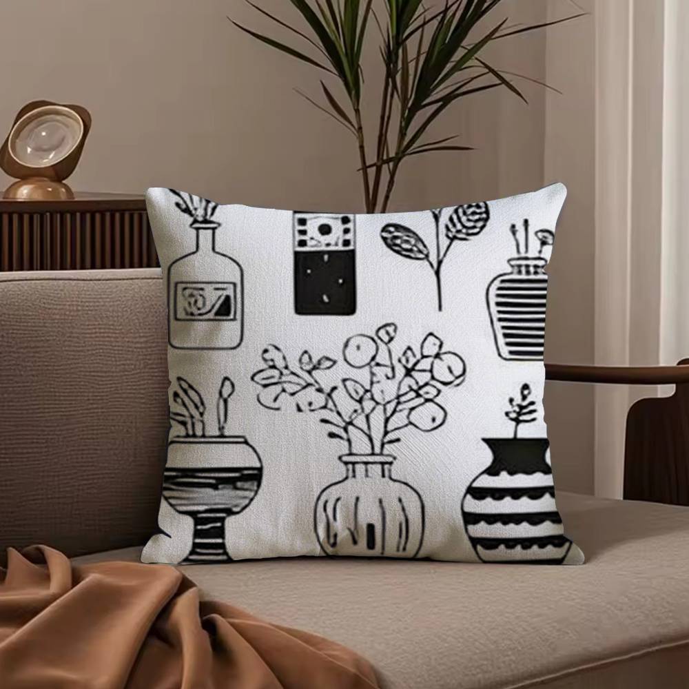 

Anime Modern Glasses Hot Pillow Case Anti-dustmite Pillowcase Invisible zipper silky short plush Sofa cushion cover 30cmx30cm