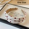 Flexible Polka Dot Headband Ribbed Wavy Textured Hairband Wavy Hair Band  Women Hair Accessories