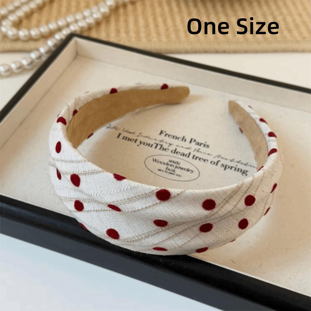 Flexible Polka Dot Headband Ribbed Wavy Textured Hairband Wavy Hair Band Women Hair Accessories