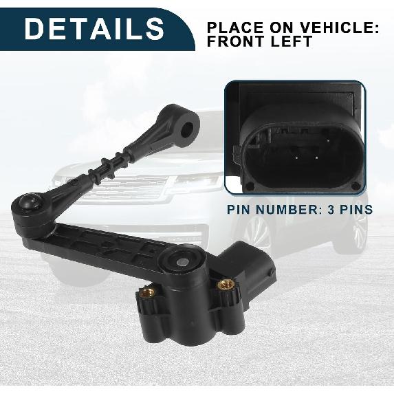 Air Suspension Ride Height Level Sensor for Land Rover Range Rover No.LR020473 | Front Left Height Level Sensor 1 Set