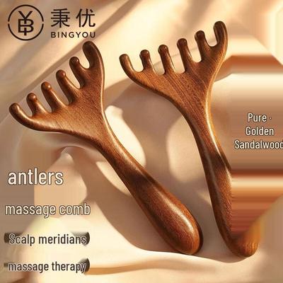 Bingyou Wooden Meridian Massage Comb