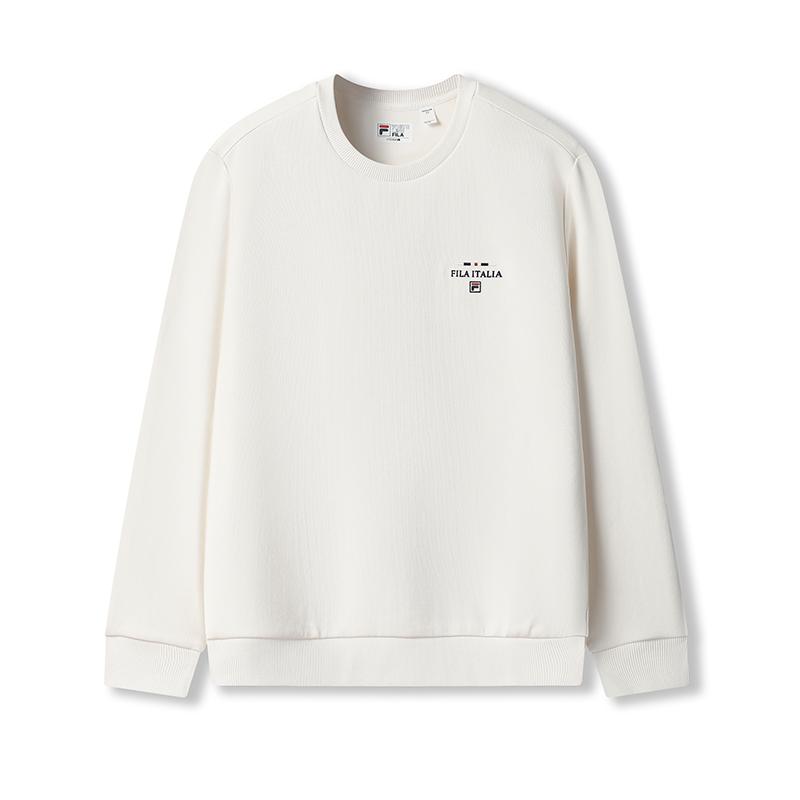 New FILA HERITAGE Sweatshirt Men's Cloud White F11M548217FWT