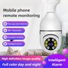 WiFi 5G 360 Degree Panoramic Coverage Monitoring Camera Mobile Tracking Alarm Security Monitor Household HD Camera