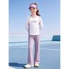 moonkids Girls' Long-Sleeve Autumn Sportswear Set with Flared Pants