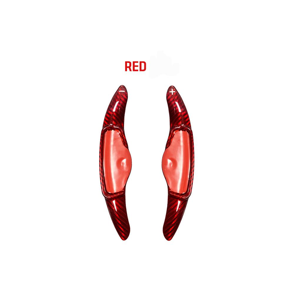 Car Interior Aluminum Alloy Carbon Fiber Steering Wheel Shift Paddle Extension Rod Decoration For Hyundai Palisade -