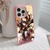 Coque de téléphone portable HSR Fugue Rose Translucide pour iPhone 17 16 15 14 13 12 11 X XR XS Air Pro Max Plus Coque Colorée