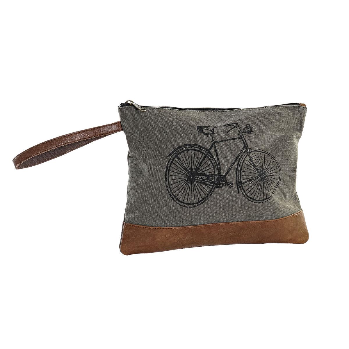 

Несессер DKD Home Decor Коричневый Серый Bicycle Loft 28 x 3 x 21 см