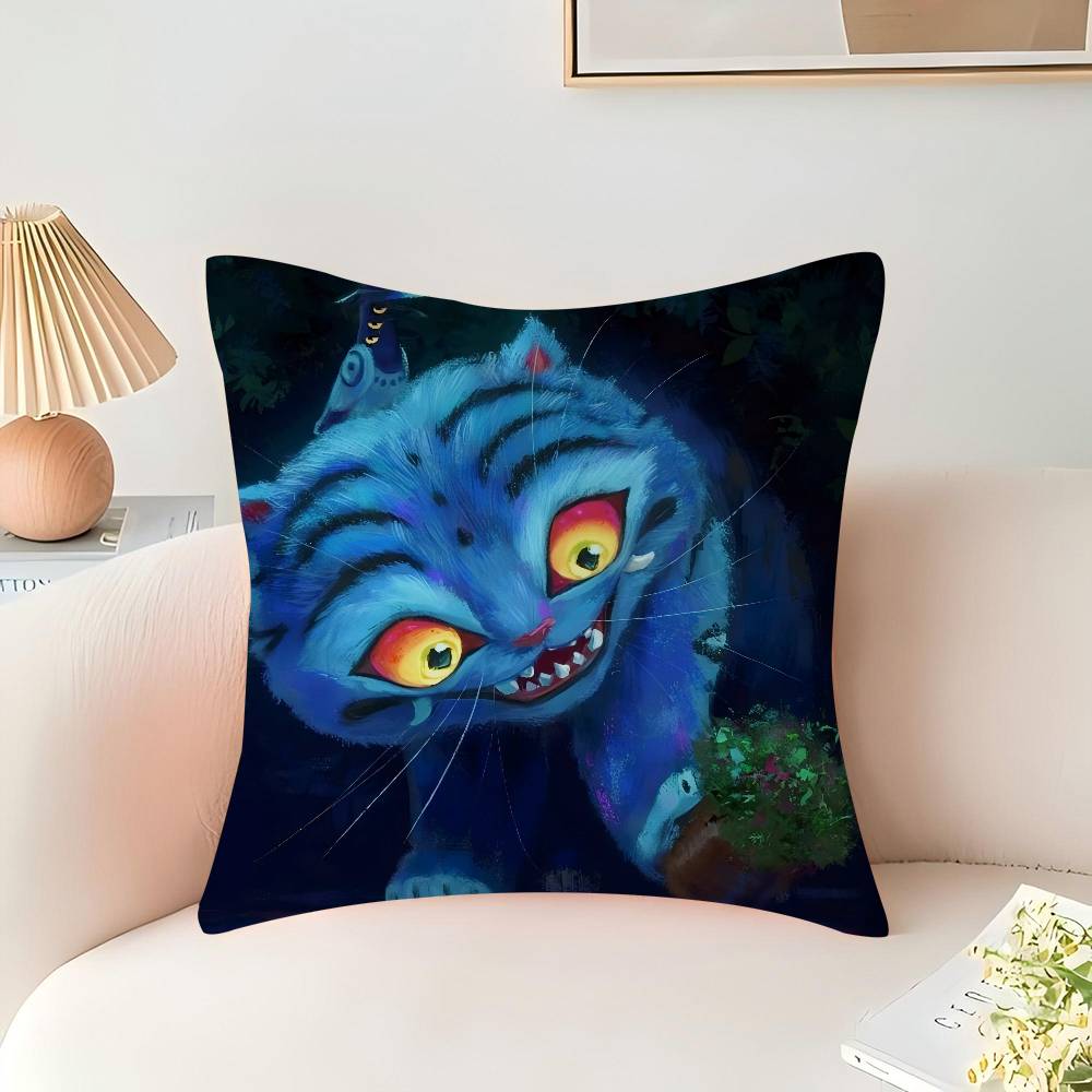 KPop Demon Hunters Tiger Pillow Gift Home Office Decoration Bedroom Sofa Car Cushion Cover Case 45x45