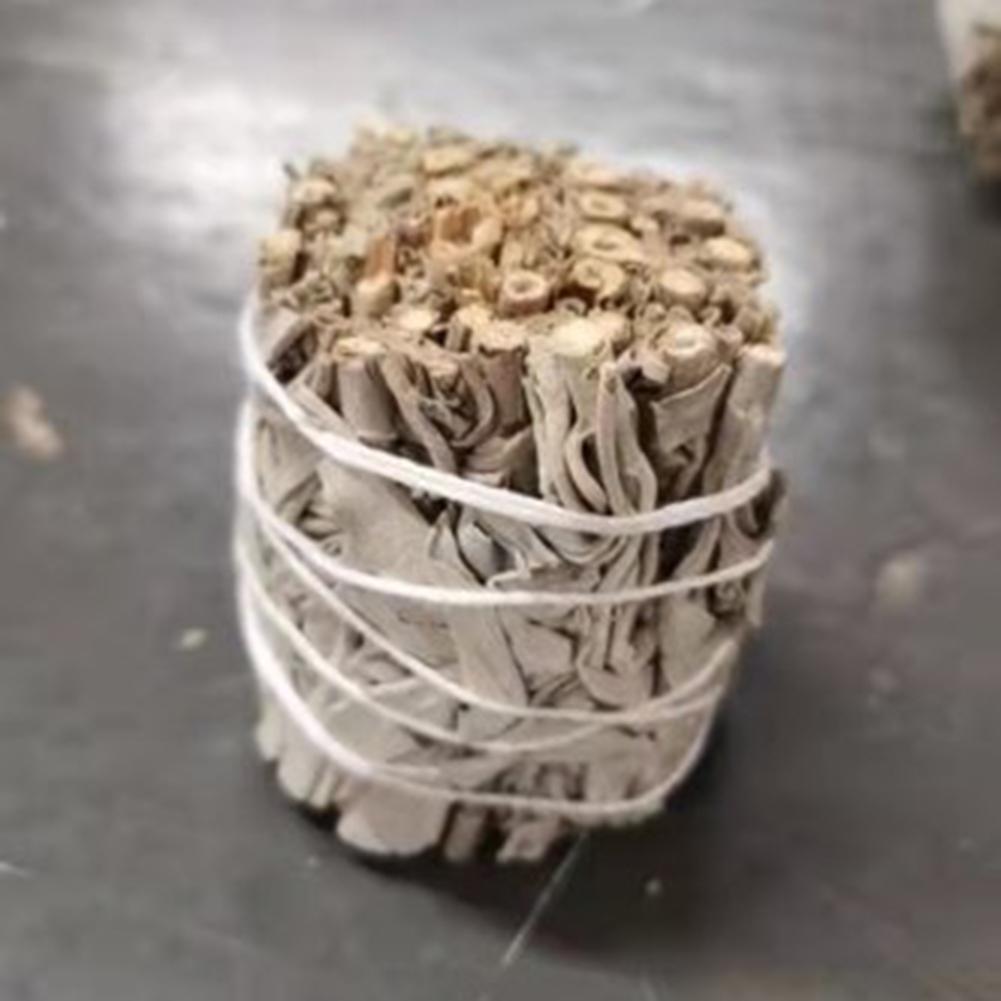 Practical White Sage Bundles Multifunctional Grass Incense Pure Leaf Smoking Indoor Purification Soothes Nerves Energy Cleansing