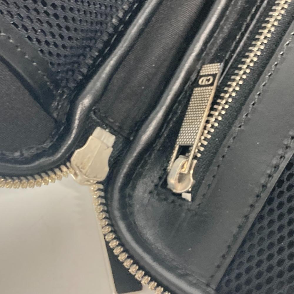 Dior logo Trotter clutch bag bag Pouch PVC Black