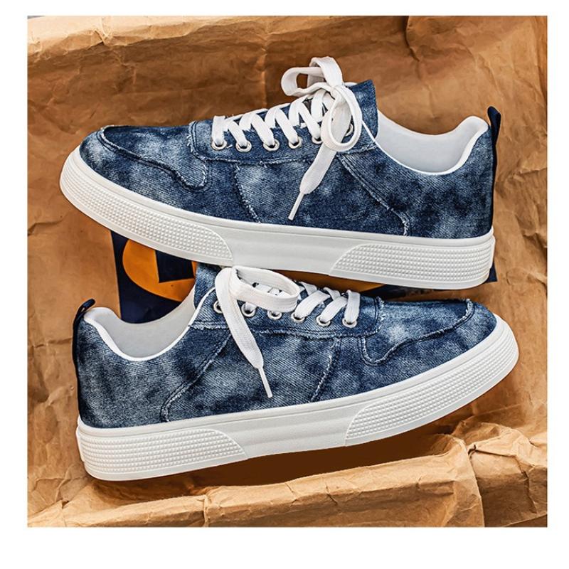 New Men's  Breathable Fabric Casual Shoes Fashion Trend Versatile Comfortable Non slip Lightweight chunky sneakers