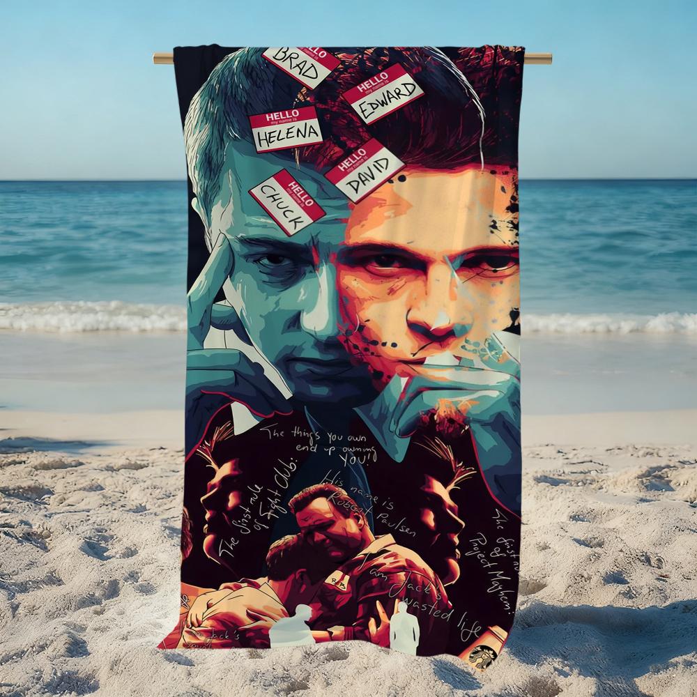 Movie F-Fight Classic Towel Beach Quick Dry Soft Club Pool Towels Gift for Travel Gym Shower Camping Sports