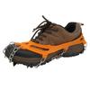 2Pcs Ice Traction Cleats Anti Skid Shoe Crampon Cover Snow Grips with 8 Spikes for Hiking Walking Mountaineering