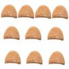 10Pcs Furry Kitten Ears Charm Sewing Plush Ears Appliques Assorted Color for Hair Accessories Clothing Embellishments