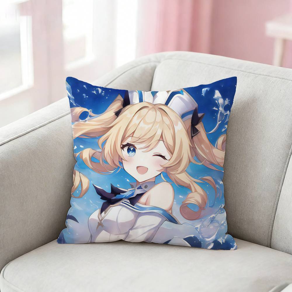 

GGenshin Impact character image Pillow Case Pattern Printed Pillowcase For Living Room Sofa Cushion Cover 30x30cm