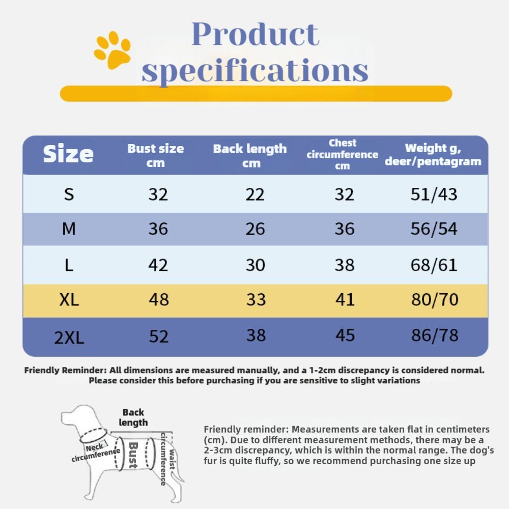 Star Pattern Dog Pajamas Soft Plush Pet Bodysuit Gifts Dog Jumpsuit Indoor