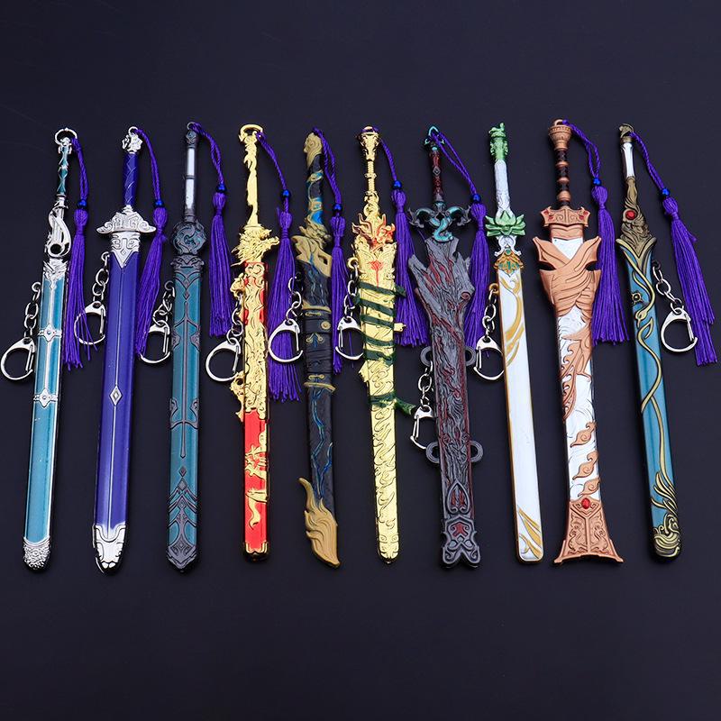 Naraka: Bladepoint Tang-Style Black Gold Sword Alloy Model Toy