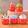 Cute Cartoon Animal Untoppleable Figurine Home Desktop Decoration Car Resin Craft