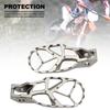 For KTM Motorcycle Foot Pegs Stainless Steel Pedal 125 150 250 SXF XC 350 450 2018 To 2024 Enduro Dirt Bike Modified Accessories