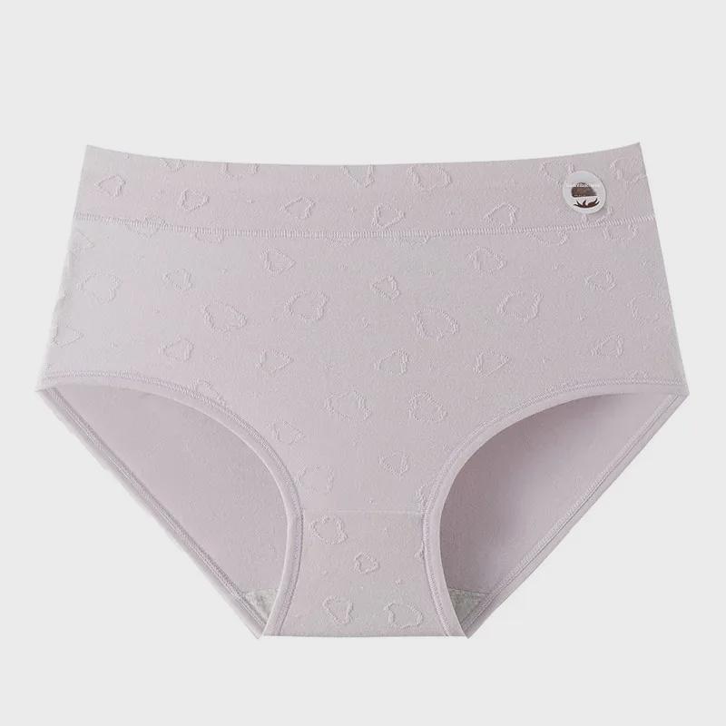 Women's High Waist Cotton Underwear with 5A Antibacterial Crotch - Large Size, Seamless, and Comfortable