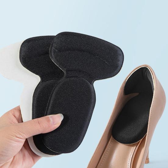 Yousheng 1 Pair Heel Adjustment Pad Shock-Absorbing Comfortable Insole for Shoe Size Adjustment High Heel Shoe Adapter for Various Shoe Types