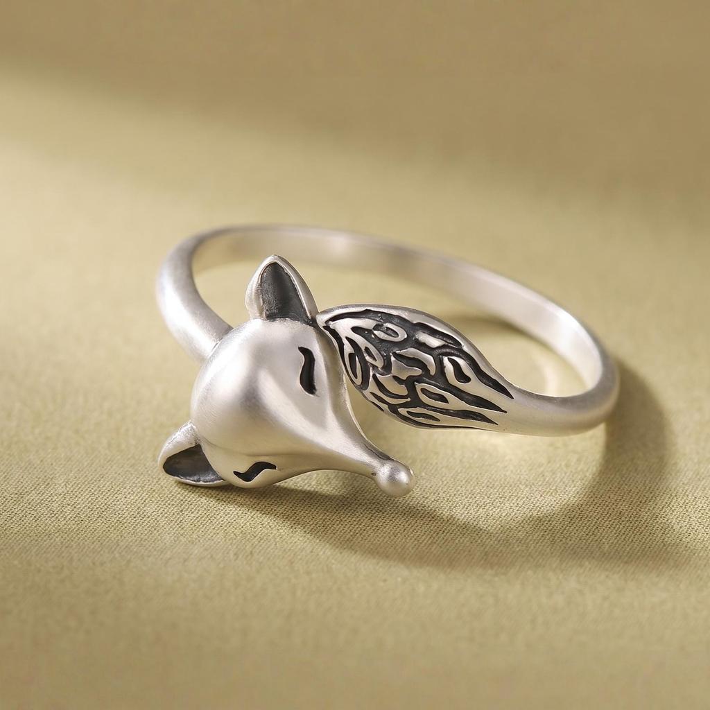 Copper Ring Classics Cute Fox For Women Man Wedding Jewelry Engagement Charm Party Fashion Gift Top Quality Ring