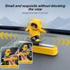 Sliding Skateboard Bear Car Temporary Parking Number Plate, Silent Magnetic Dashboard Phone Card