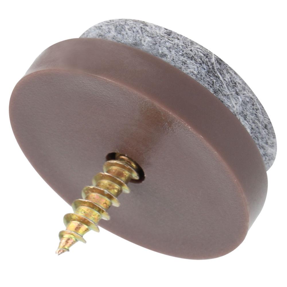 50Pcs Furniture Feet Felt Nail Cabinet Table Sofa Chair Leg Non-Slip Pad Floor Protector(22mm )