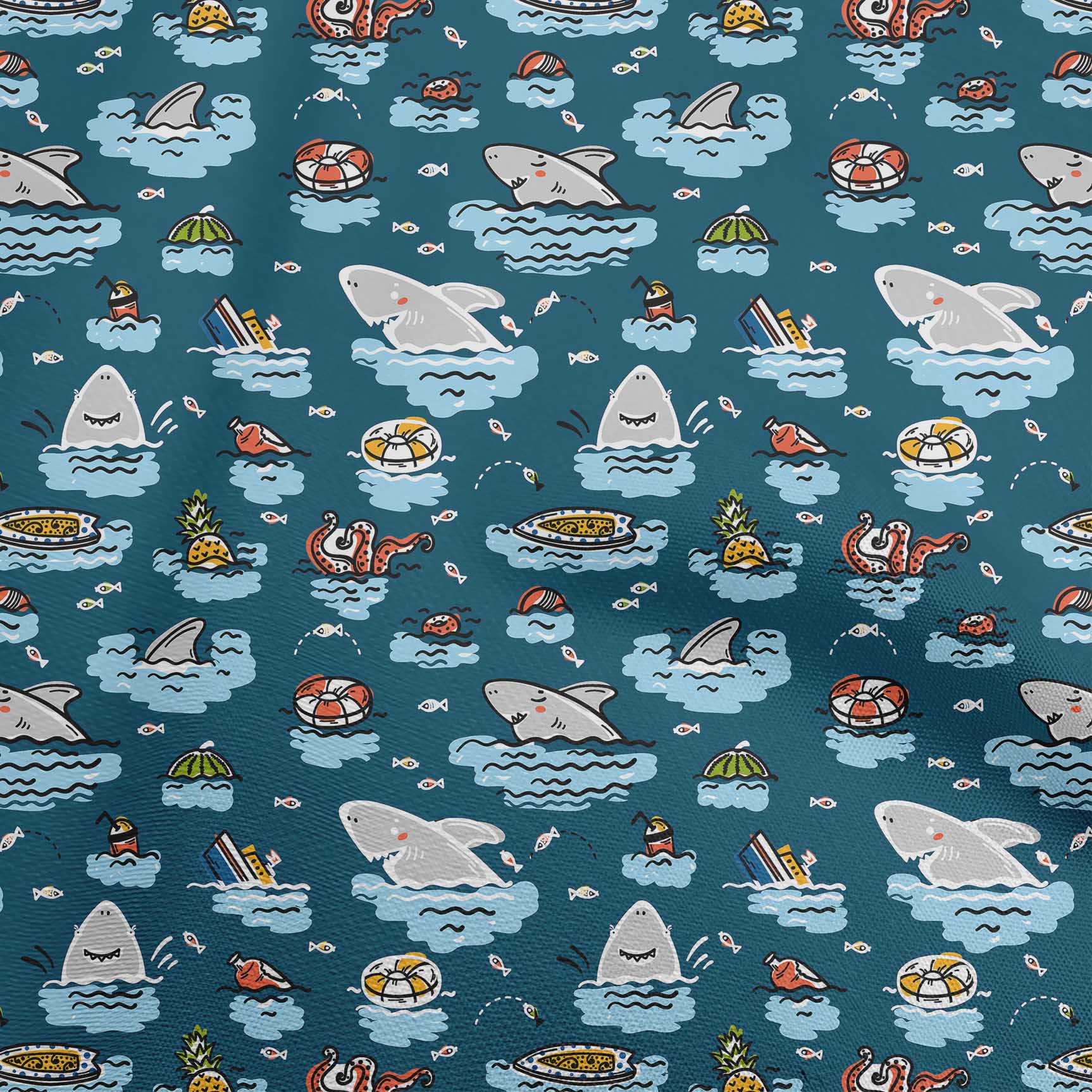 

oneOone Cotton Flex Light Beige Fabric Beach Hawai Sewing Fabric By The Yard Printed Diy Clothing Sewing Supplies 40 Inch 42 Inch Wide - Viscose Chiffon чирок синього кольору