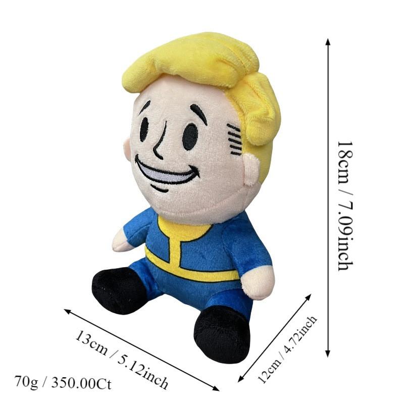 Fallout Vault Radiated Boy Plush Toy Game Collectible For Fans