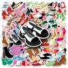 50 High Heels Doodle Personality Girl Heart Guka DIY Mobile Phone Case Suitcase Sticker Waterproof